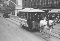 An early streetcar in San Diego